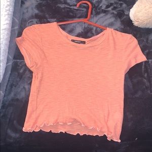 Neon orange shirt